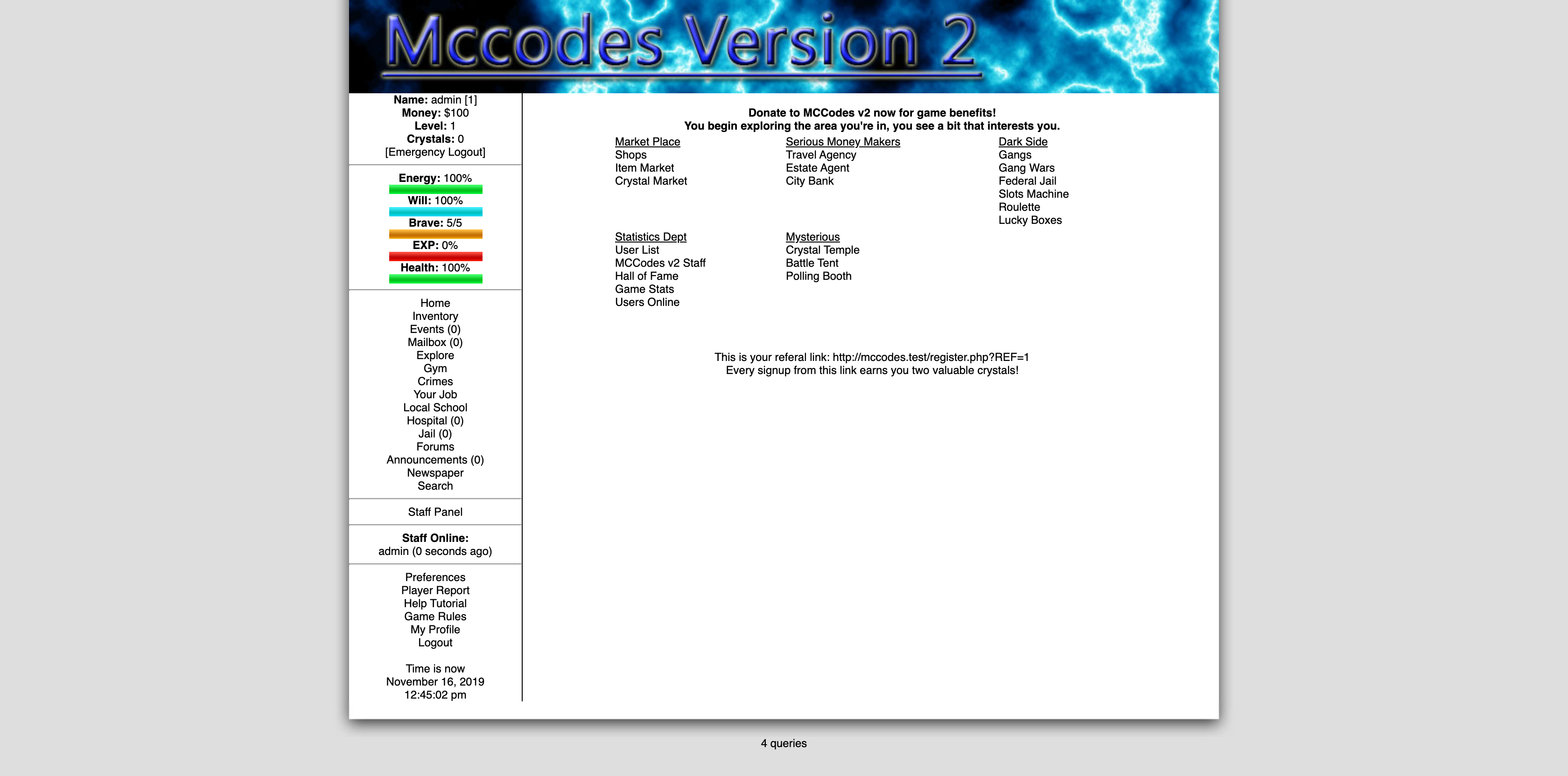 MCCodes v2